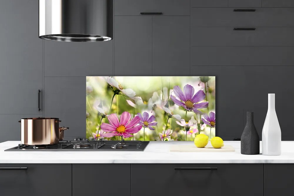 Panel nad blat kuchenny Pastelowa Łąka Kwiatowa