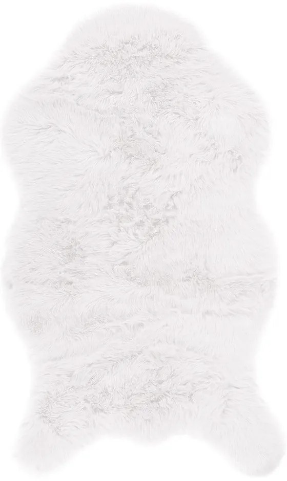Biała sztuczna skóra Tiseco Home Studio Sheepskin, 80x150 cm