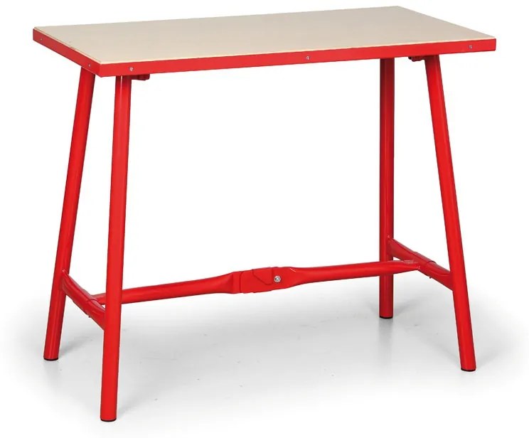 Składany stół warsztatowy, 1000 x 500 x 845 mm