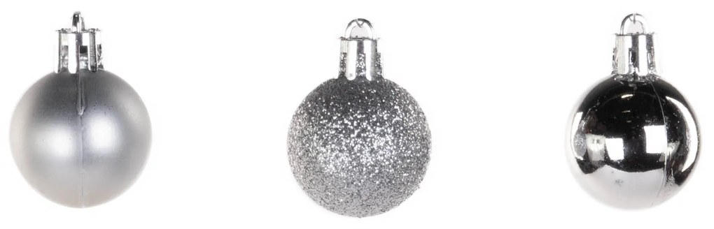 Bombki choinkowe, Ø 3 cm, 24 sztuki