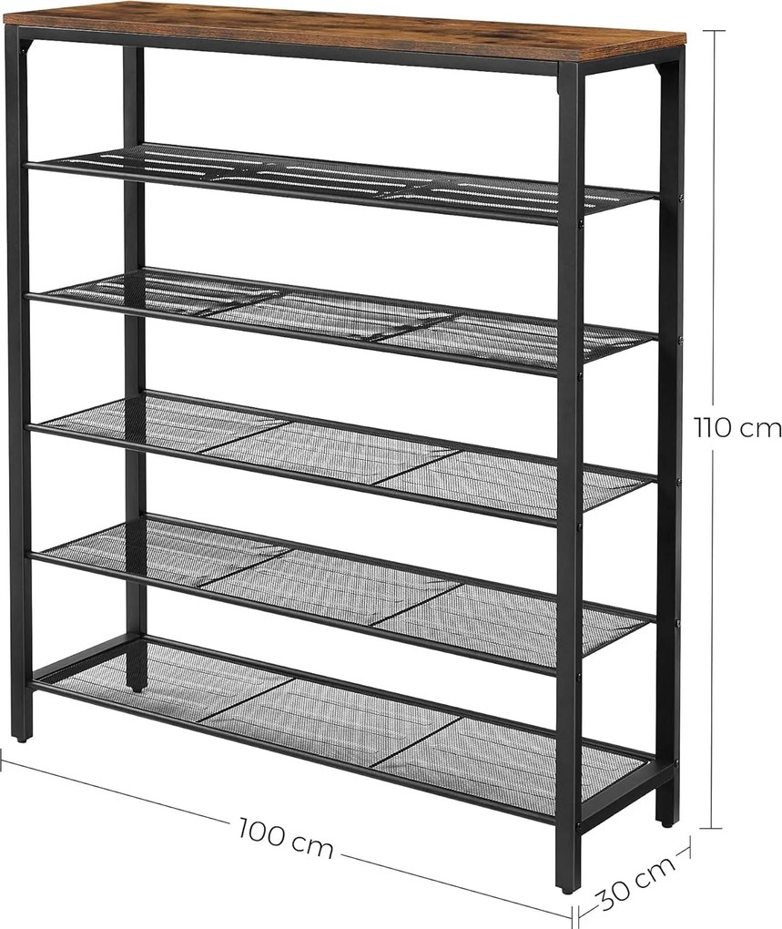 Regał na Buty Otwarty - LBS016B01