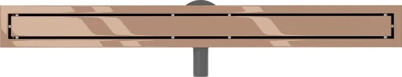 Mexen Flat 360° M13 odpływ liniowy obrotowy 2w1 80 cm, różowe złoto - 1610080-40