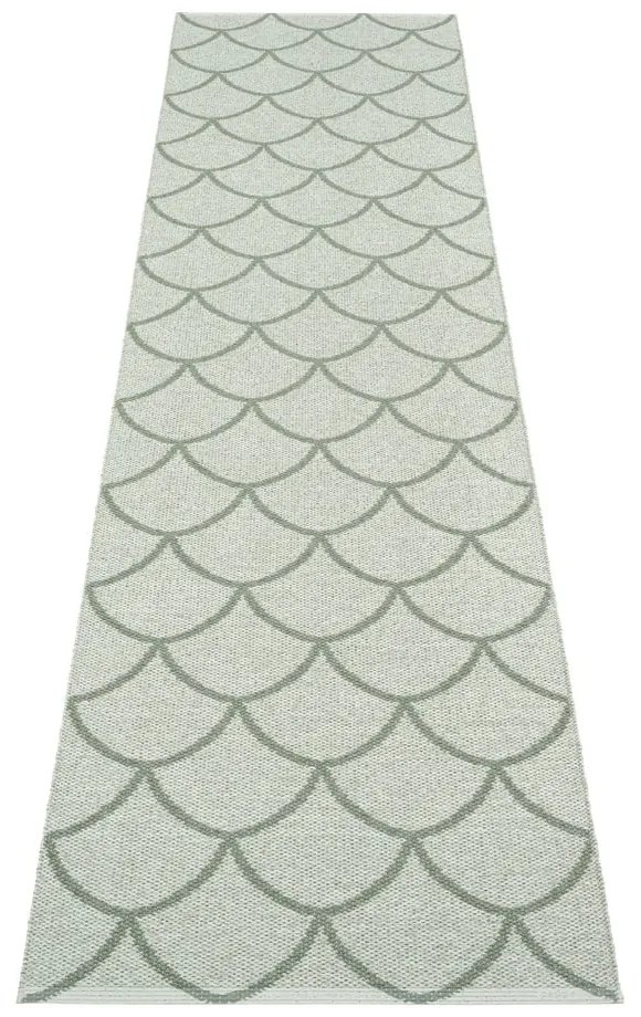 Zielony chodnik odpowiedni na zewnątrz 70x300 cm Kotte Army Sage – Pappelina