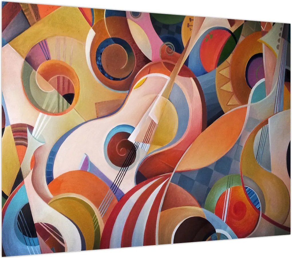 Obraz - Muzyczny abstrakt (70x50 cm)