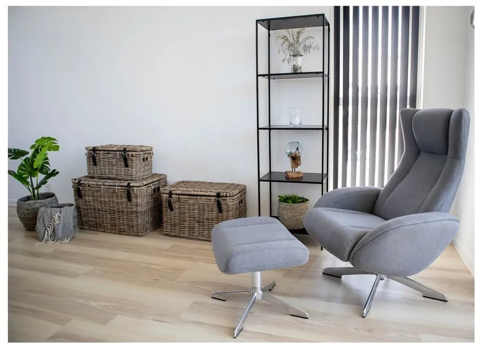 Czarny regał House Nordic Vita Shelf, 51x170 cm