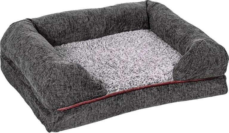 Legowisko dla psa rozmiar S, ciemnoszare, 63 x 50 x 21 cm