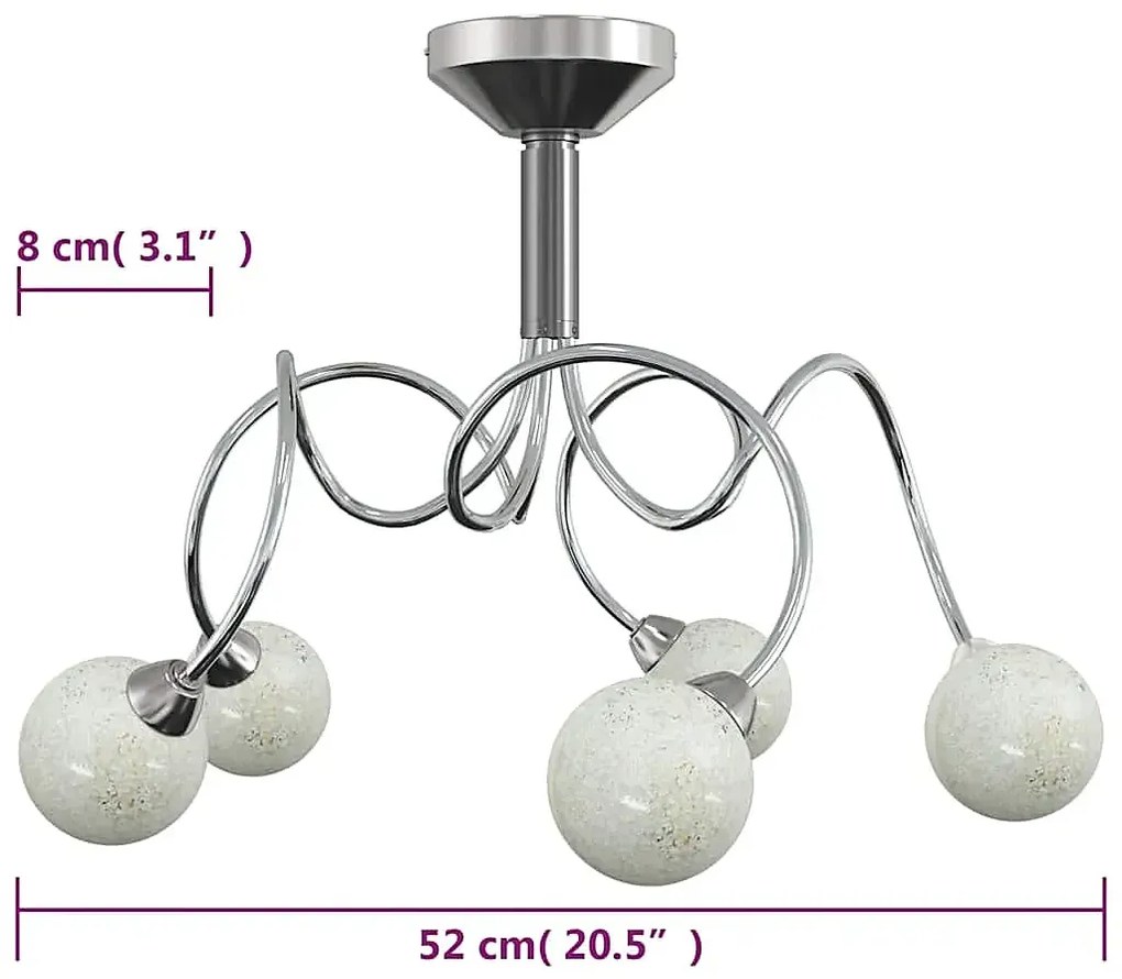 Lampa sufitowa ze szklanymi kloszami Z7-R71