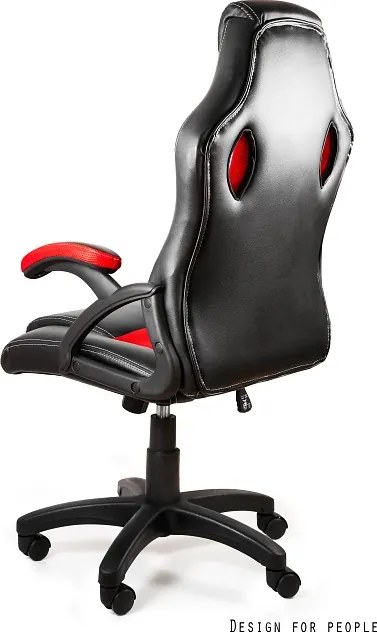 Gamingowy fotel Dynamiq V7 czarno-czerwony