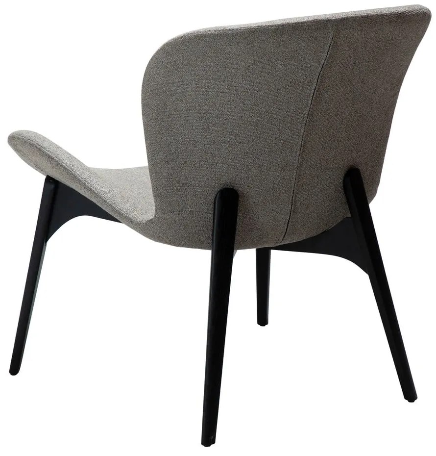 Szary fotel z materiału bouclé Paragon – DAN-FORM Denmark