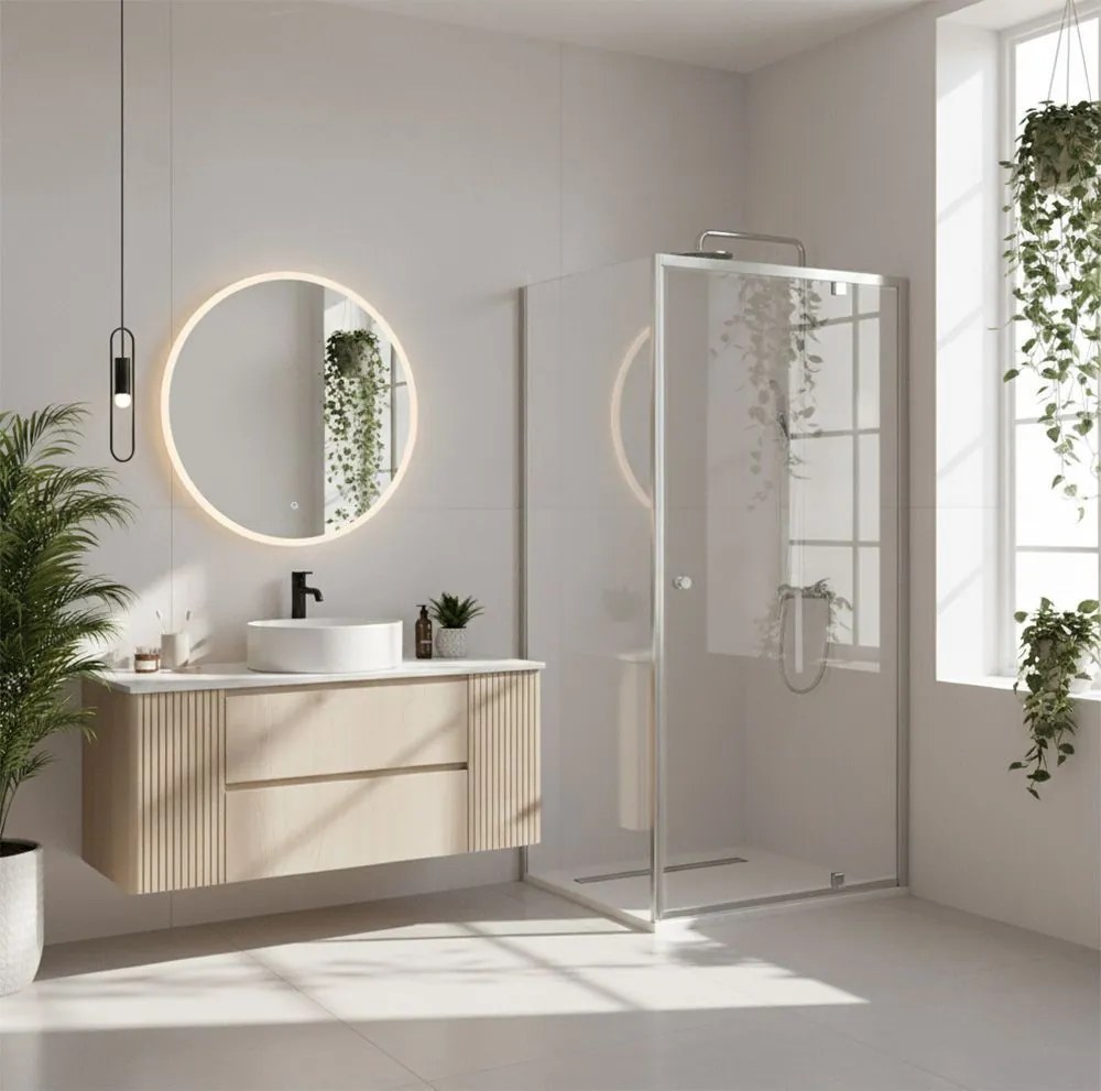 Kabina Prysznicowa Rea Primo Swing 90x100 Chrom