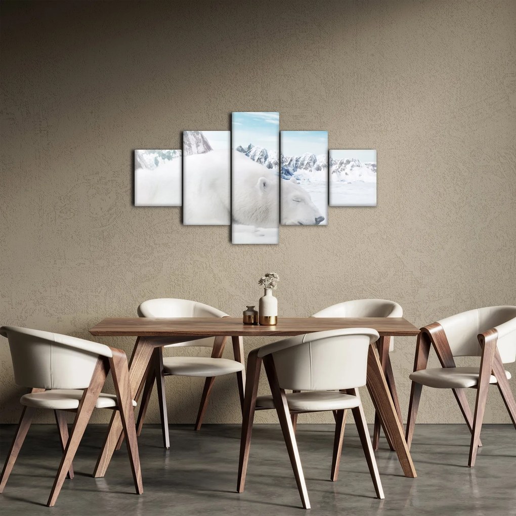 Obraz - Niedźwiedź polarny (125x70 cm)