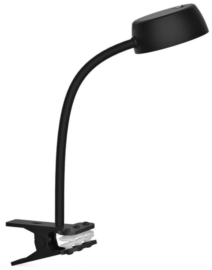 Top Light - LED Lampa stołowa z klipsem OLIVIA KL C LED/4,5W/230V czarna