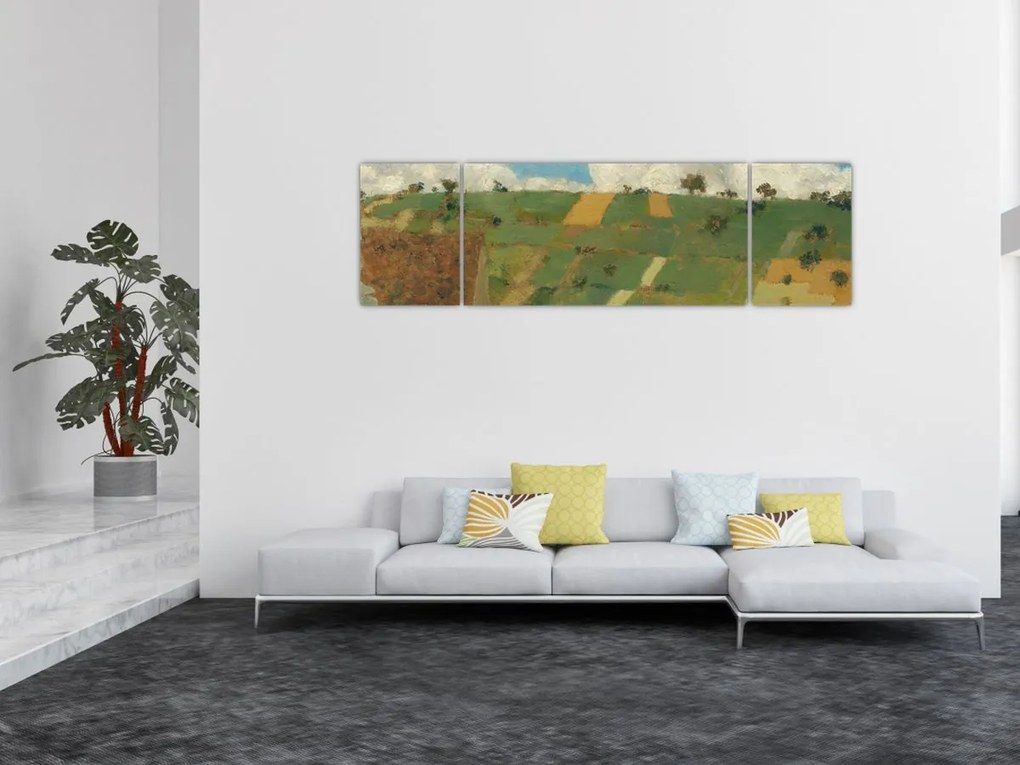 Obraz - Edouard Vuillard, Landscape of the Ile de France, reprodukcje (170x50 cm)