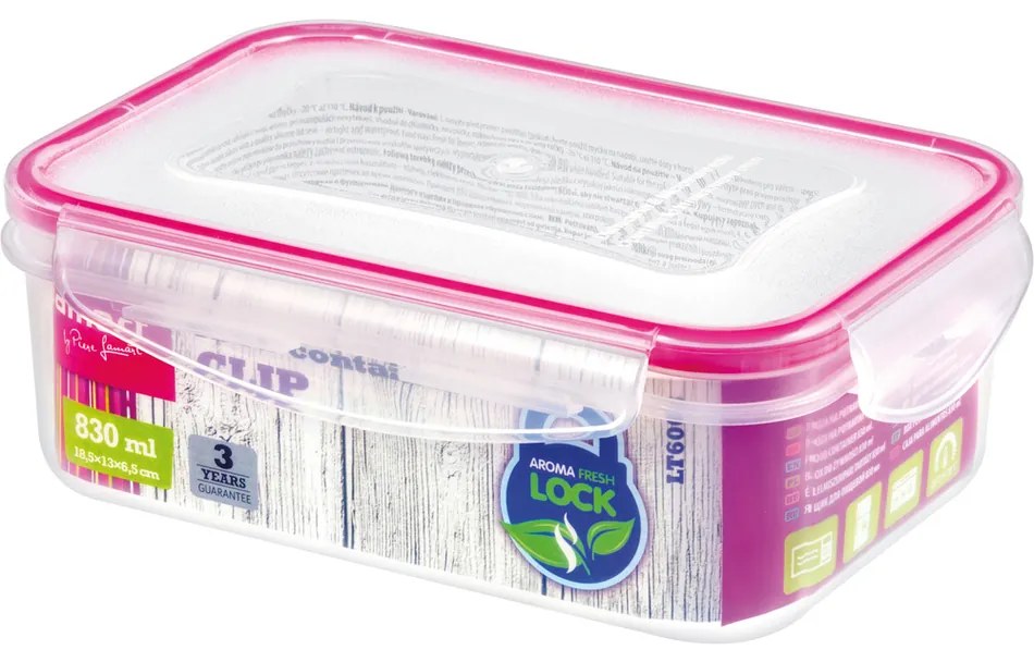 Lamart LT6008 pojemnik Clip, 830 ml, 0,83 l