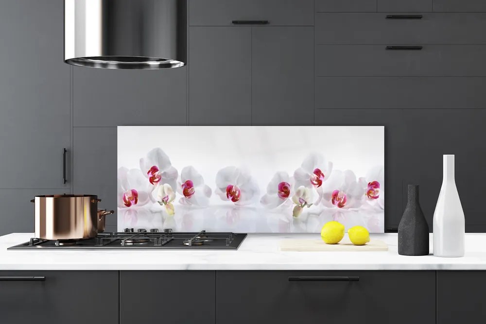 Panel Szklany do Kuchni Świeżość Kwiatów Polnych