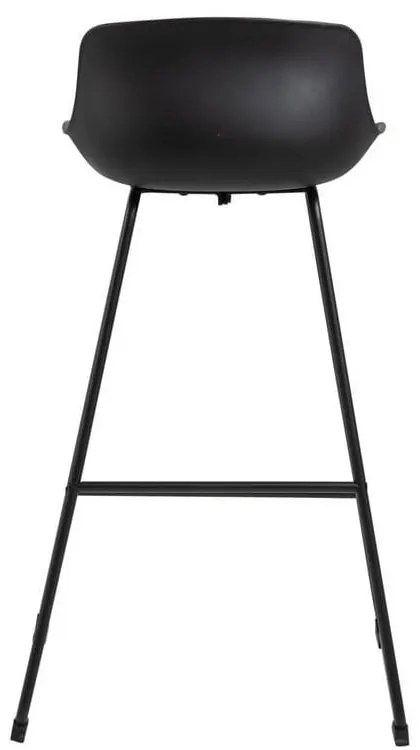 Czarny hoker (wysokość siedziska 76 cm) Tina – Actona