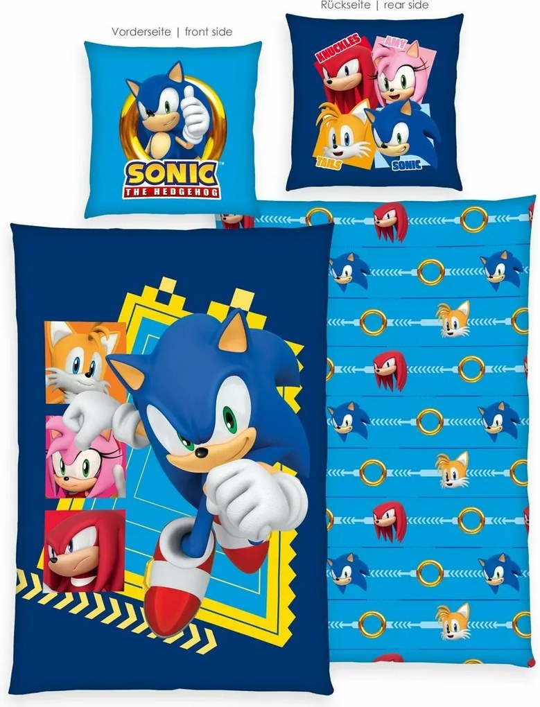 Herding Bawełniana pościel Sonic, 135 x 200 cm, 80 x 80 cm