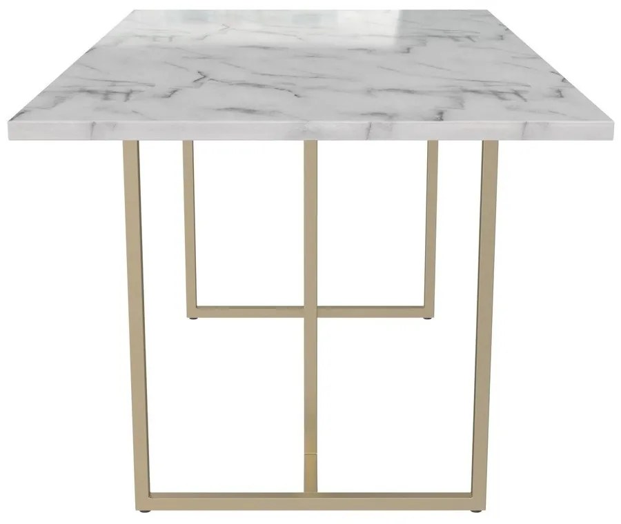 Stół w dekorze marmuru 90x160 cm Astor – CosmoLiving by Cosmopolitan