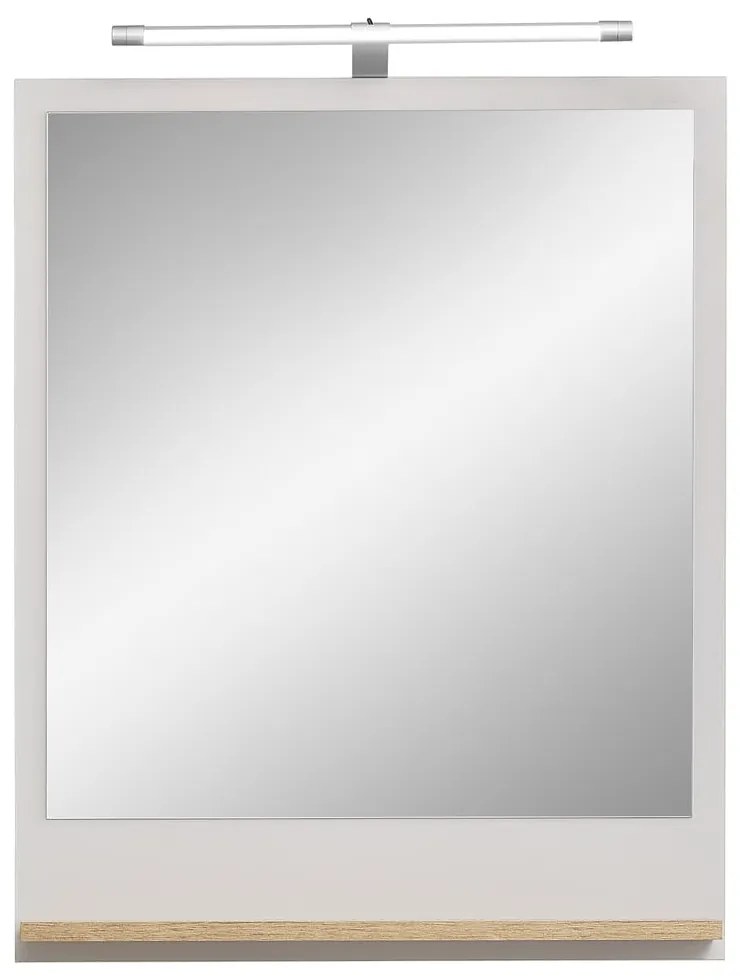 Lustro z oświetleniem/z półką ścienne 60x74,5 cm Quickset 966 – Pelipal