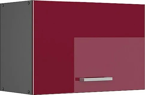 Szafka ścienna czerwony połysk 60x31x40 r-line