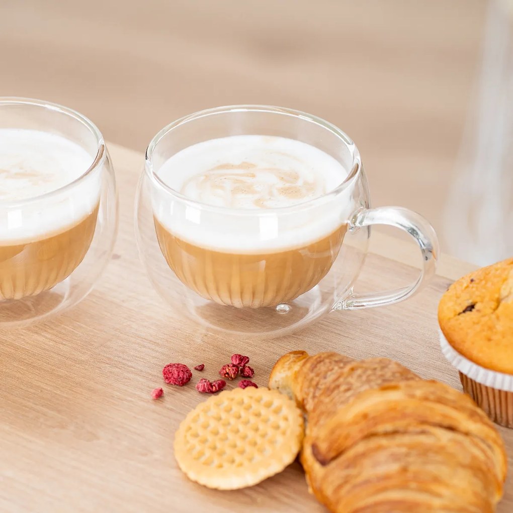 4Home Szklanka termiczna do cappuccino Hot&Cool 270 ml, 2 szt.