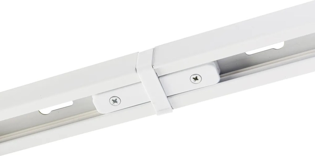 Nowoczesny system oświetlenia szynowego z 6 białymi reflektorami jednofazowymi 200 cm - Iconic Jeana