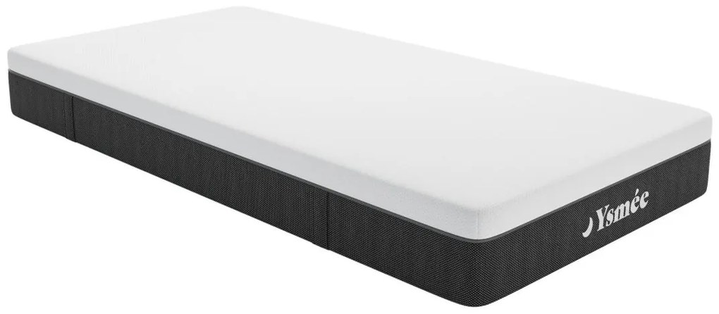 Materac 90 x 190 cm o grub. 22 cm z 7-strefowymi sprężynami kieszeniowymi - CELESTRIA marki YSMÉE