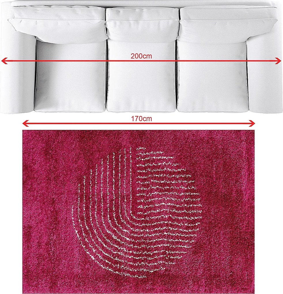 Dywan Royal deep magenta/cream 120x170cm