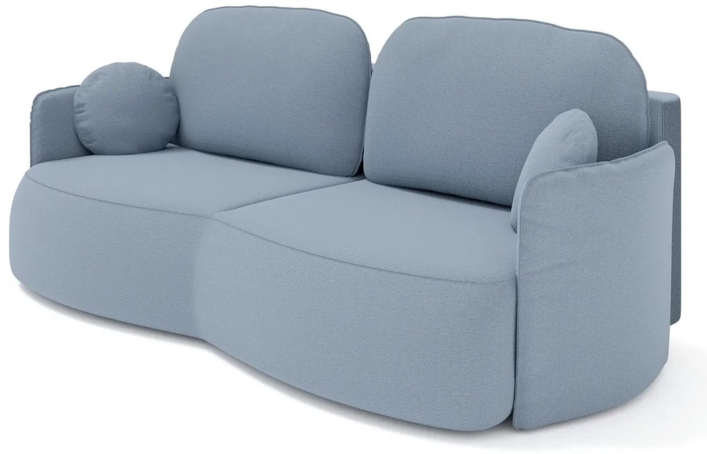 Turkusowa rozkładana sofa - Paresi 4X