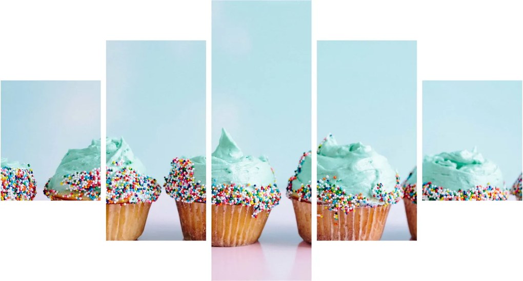 Obraz cupcakes (125x70 cm)