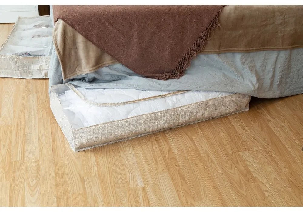 Tekstylny pojemnik pod łóżko Nancy – Compactor