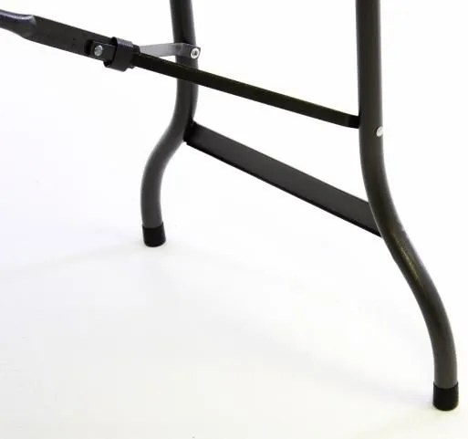 Ogrodowy stół składany z ratanowym wzorem - 180 x 75 cm