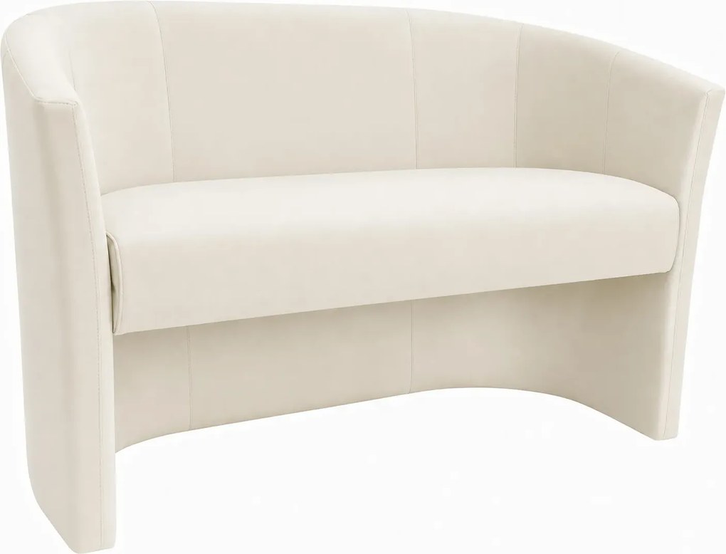 Sofa CLUB tapicerowana : Kolor tkaniny - VELVET - MG50, Typ tkaniny - Velvet