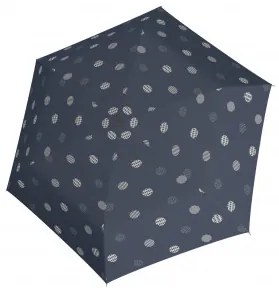 Fiber Flex AC Timeless Blue Dots - parasol strzelecki z trzonkiem dla kobiet