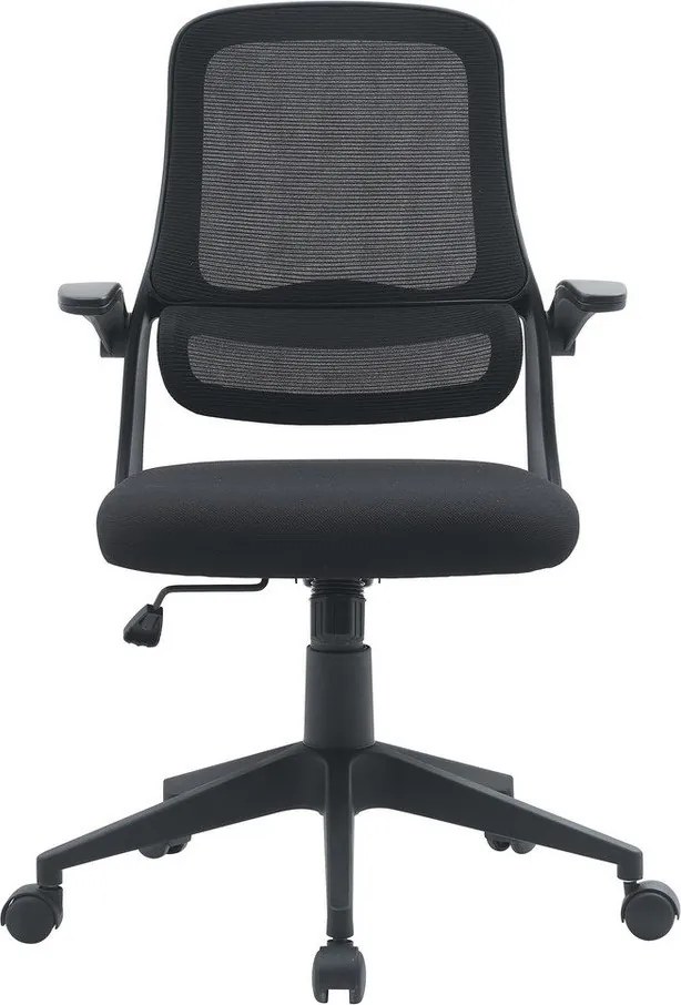 Czarne tapicerowane krzesło biurowe Gilmore – Yes Everyday