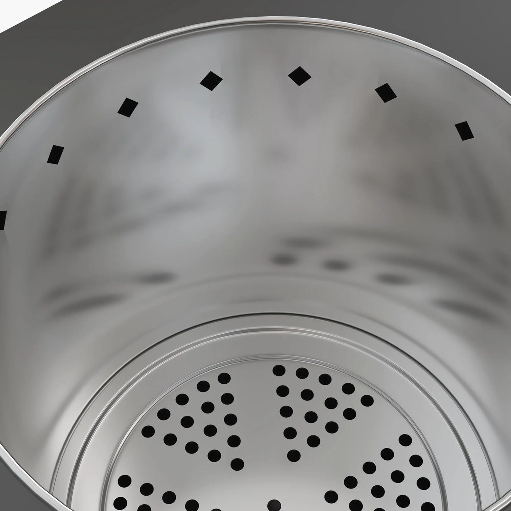 Outsunny Palenisko Ogrodowe z Pogrzebaczem, 45 x 38,8 x 46,5 cm, Srebrno-Czarne