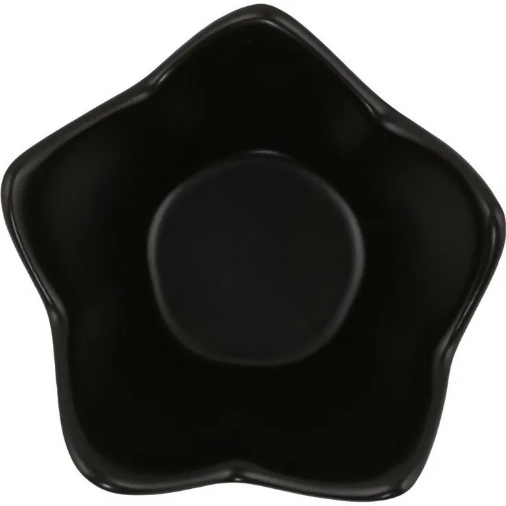 Zestaw 6 misek ceramicznych Lotus 11,8 cm, czarny