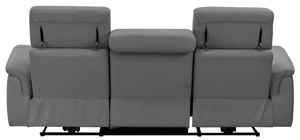 Szara skórzana sofa 211 cm Pareli – Støraa