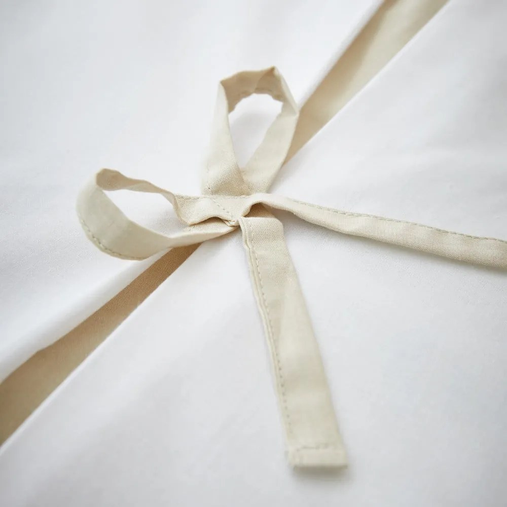 Biała pościel dwuosobowa 200x200 cm Milo Bow – Catherine Lansfield