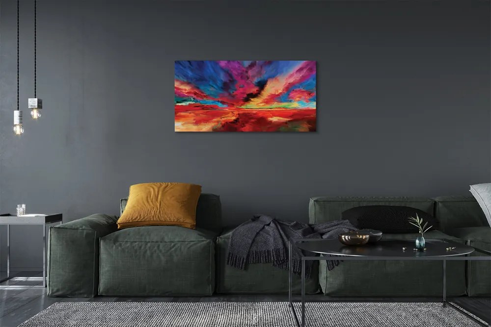 Duży obraz na płótnie Kalejdoskop Fraktali