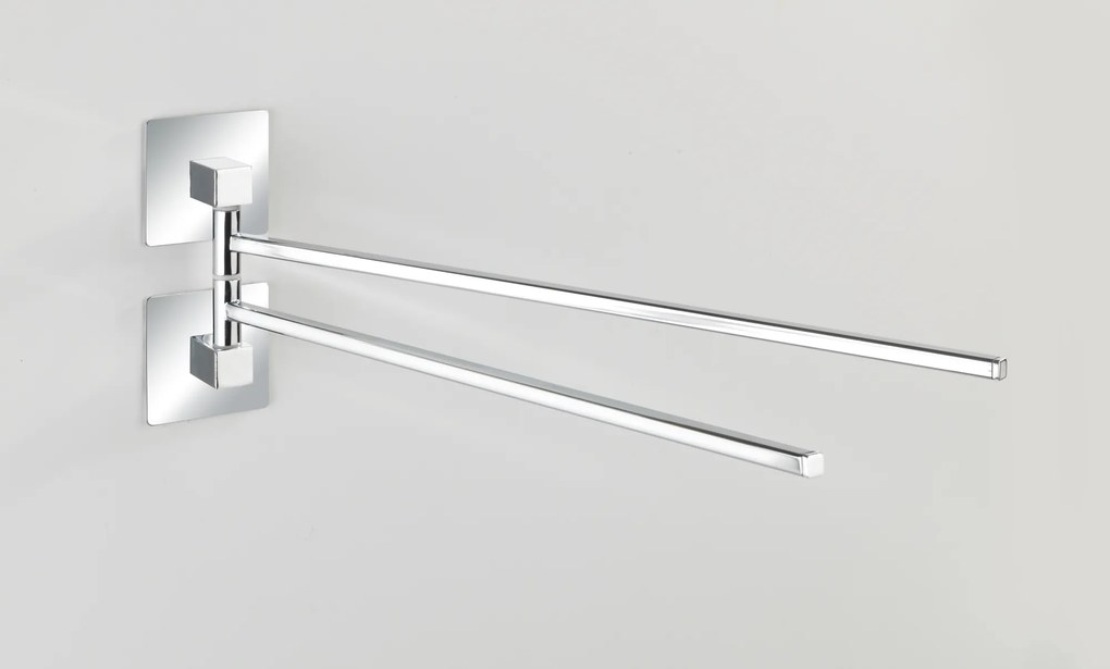 Podwójny wieszak na ręczniki QUADRO, Turbo-Loc, WENKO