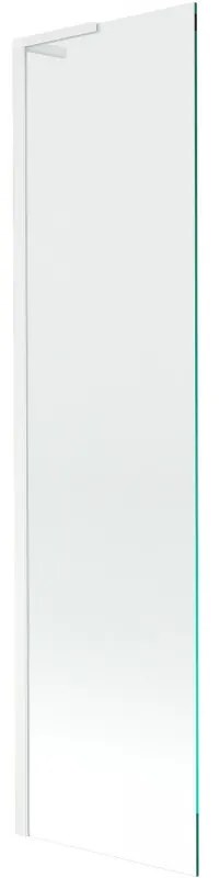 Mexen Next L przesłona wannowa 1-skrzydłowa 50 x 150 cm, transparentna, biała - 895-050-000-03-00-20