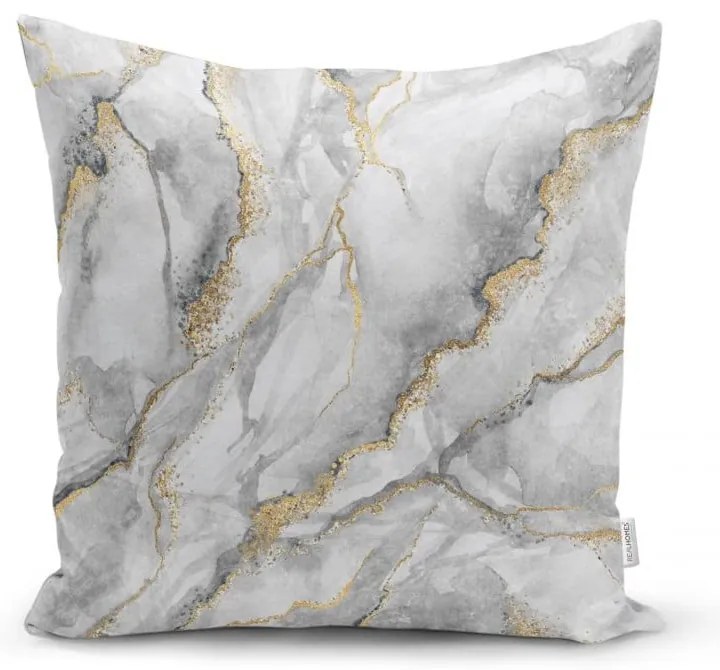 Poszewka na poduszkę Minimalist Cushion Covers Marble With Hint Of Gold, 45x45 cm