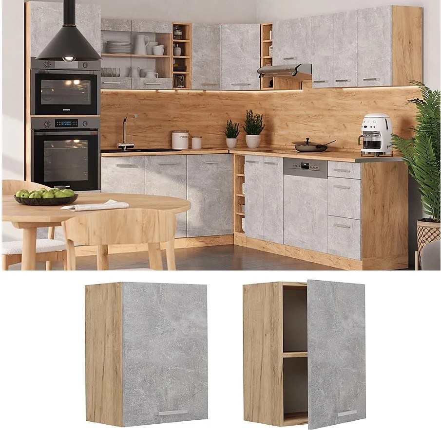 Szafka ścienna beton 45x31x60 r-line