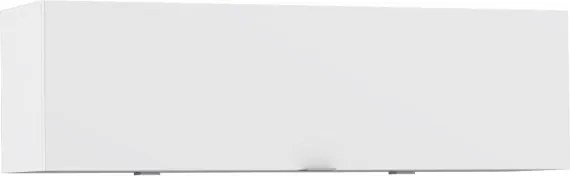 Szafka ścienna Poole 121, szerokość 110 cm, kolor biały