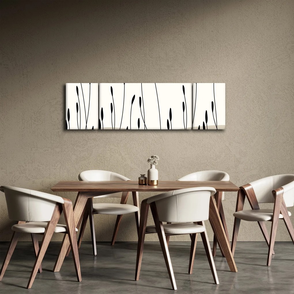 Obraz - Łąka graficzna N⁰3 (170x50 cm)