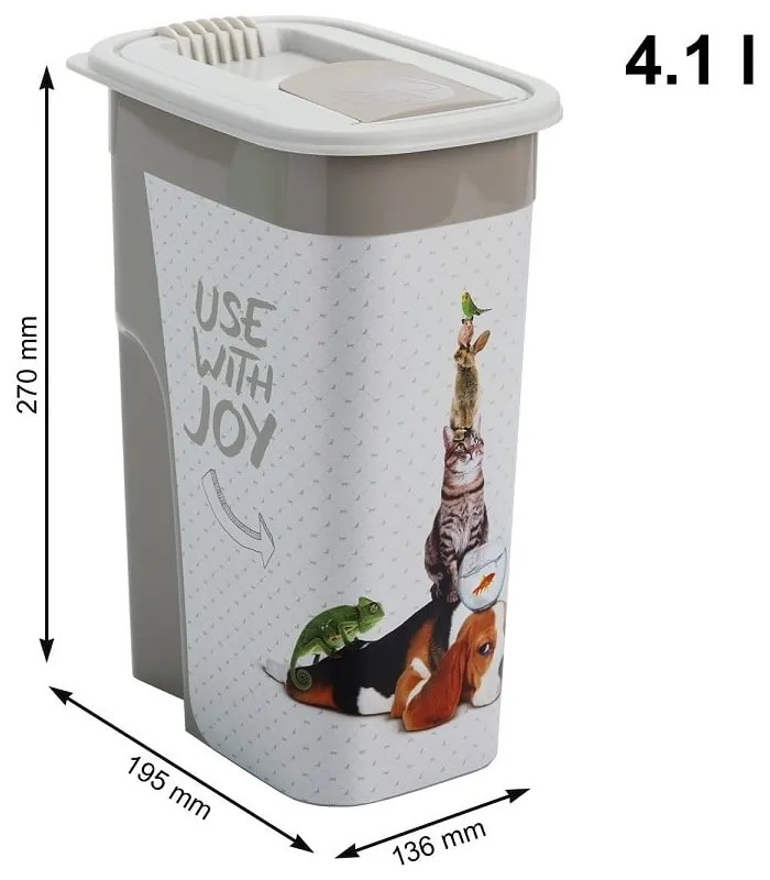 Pojemnik na karmę 4.1 l Flo – Rotho