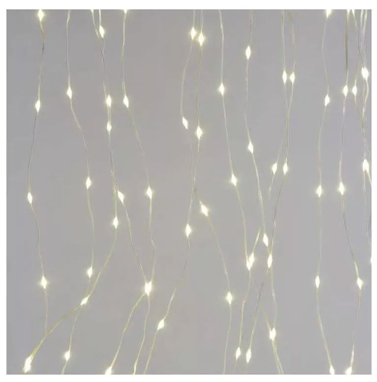 LED Zewnętrzny łańcuch świąteczny 240xLED/8 funkcji 6,7 m IP44 ciepła biel