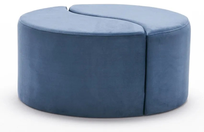Stołek Alis Pouf Niebieski