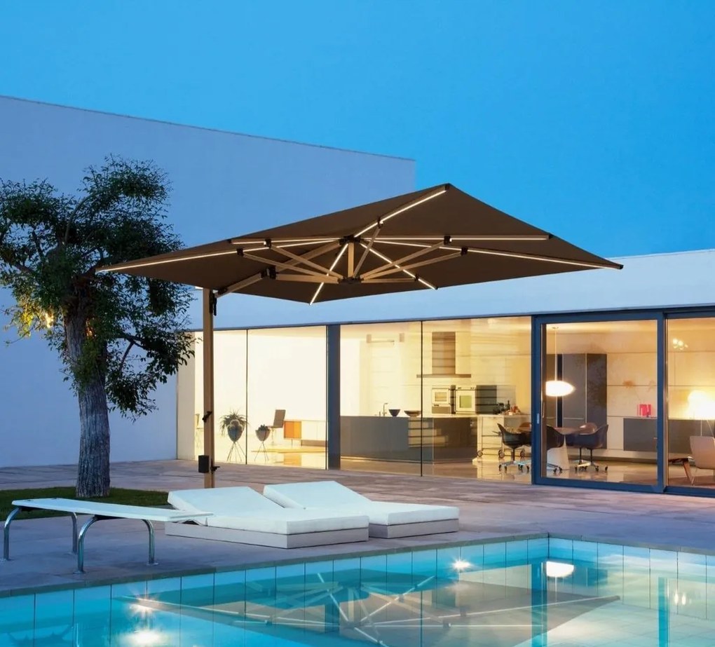 Doppler ALU WOOD XL 400 x 300 cm antracyt